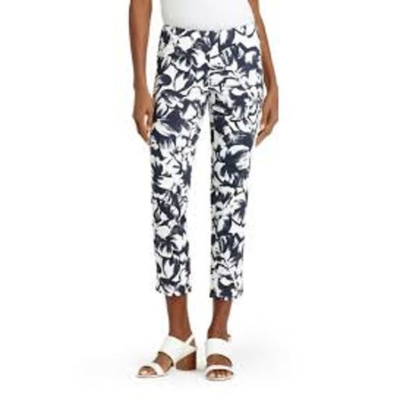 Lafayette 148 New York Stanton Slim Ankle Pant & Blouse in Delft 16-18 - Picture 3 of 16